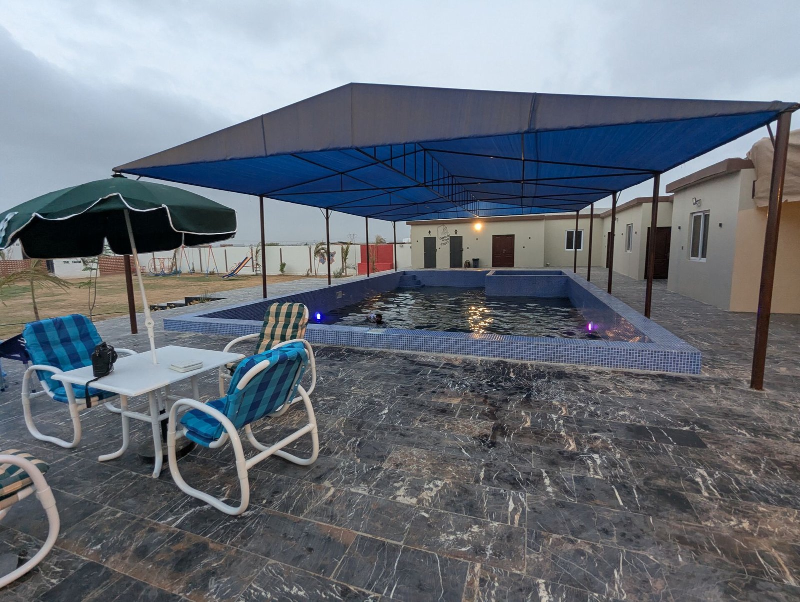 Poolside View